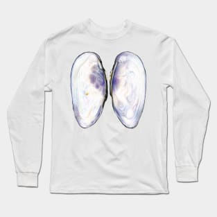 Thick Shelled River Mussel (Unio crassus) Long Sleeve T-Shirt